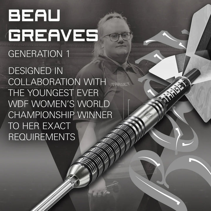 Beau Greaves G1 Steel Tip Darts - 90% Tungsten