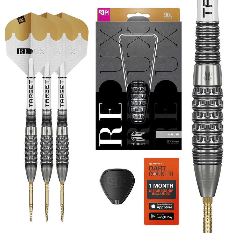 Target Redux 02 Steel Tip Darts - 90% Tungsten 22g