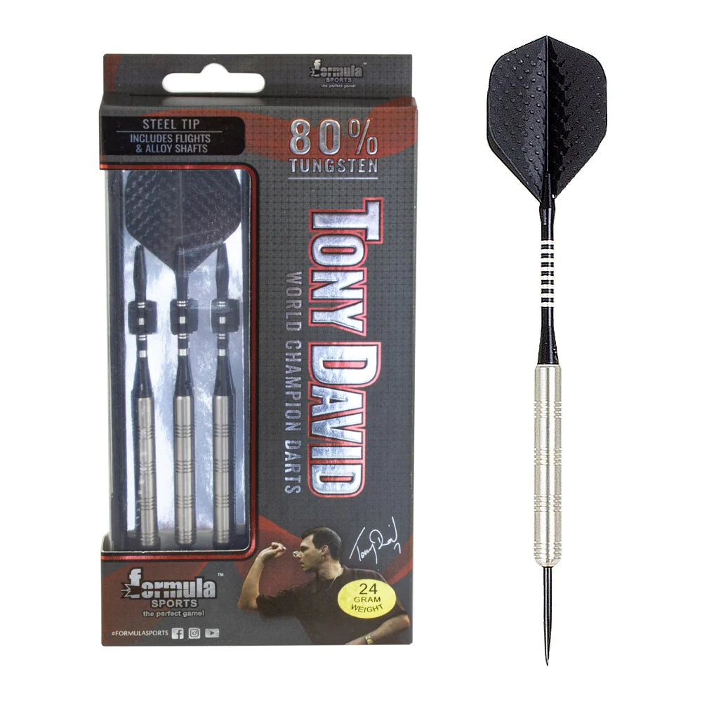 Formula - Tony David Steel Tip Darts - 80% Tungsten from On Point Darts