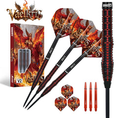 One80 Vaelkris V2 steel-tip darts and supplied setup