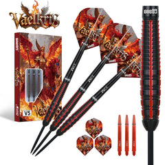 One80 Vaelkris V5 steel-tip darts and supplied setup