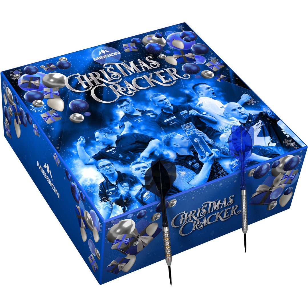 Mission Christmas Cracker Limited Edition Gift Set darts — gift-set packaging