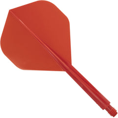 Condor Axe Player Flights Standard — red integrated flight and shaft