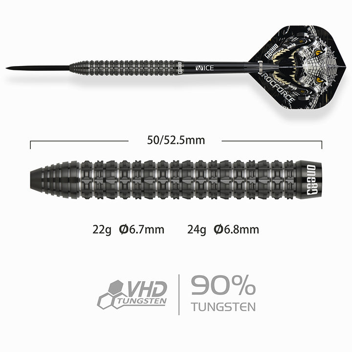 Crocforce CF1 Steel Tip Darts - 90% Tungsten
