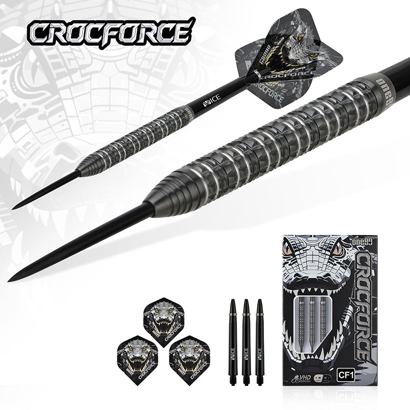 Crocforce CF1 Steel Tip Darts - 90% Tungsten