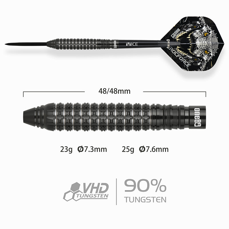 Crocforce CF2 Steel Tip Darts - 90% Tungsten