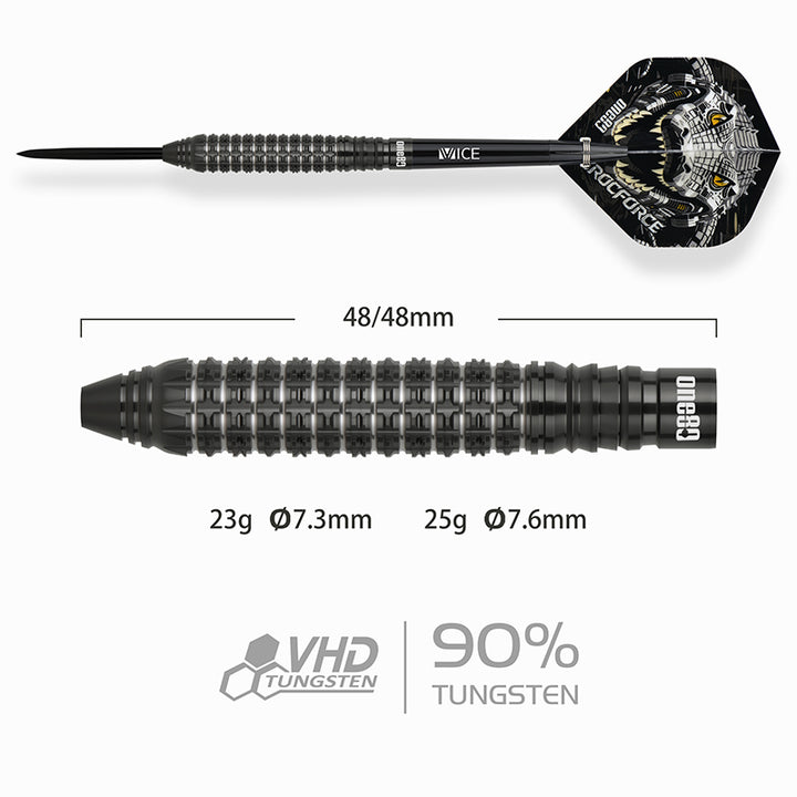 Crocforce CF2 Steel Tip Darts - 90% Tungsten