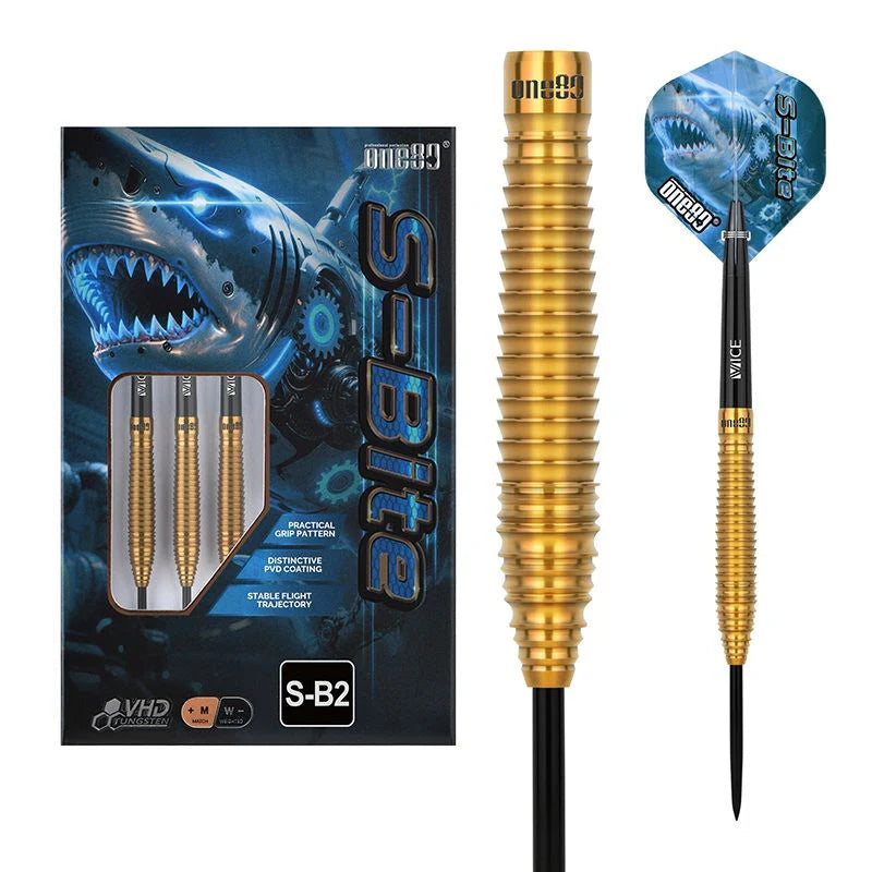 S-Bite B2 Steel Tip Darts - 90% Tungsten