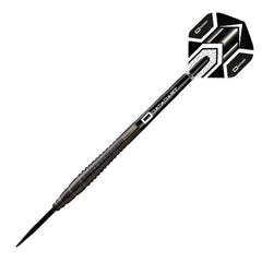 Datadart Black Ringed Steel Tip Darts 90% Tungsten — assembled dart