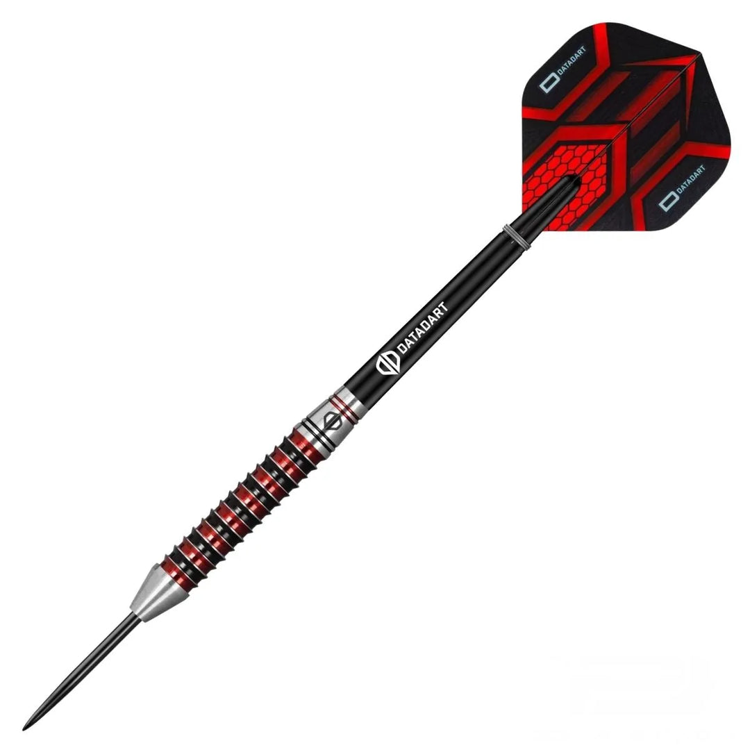 Datadart Red Demon Steel Tip Darts 90% Tungsten — assembled dart