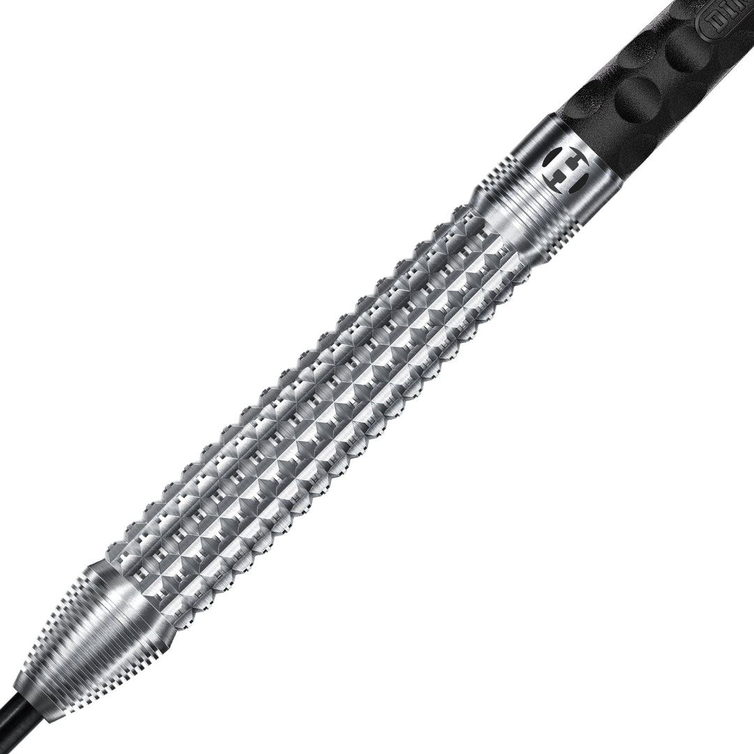 Harrows Dimplex S3 Steel Tip Darts 90% Tungsten — barrel and grip close-up