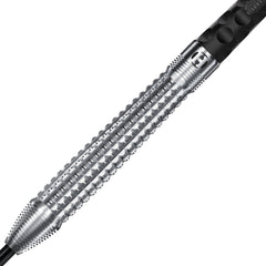 Harrows Dimplex S3 Steel Tip Darts 90% Tungsten — barrel and grip close-up