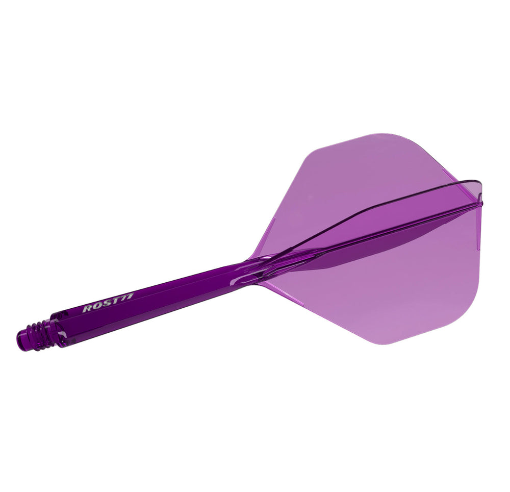 Cuesoul Rost77 Integrated Dart Shaft And Flight Big Standard — purple integrated flight and shaft
