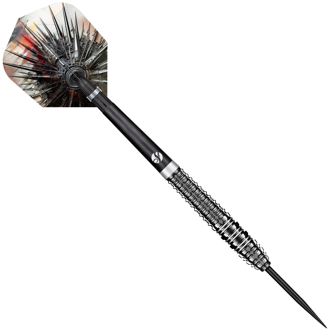 Shot Gnarly Smasha Steel Tip Darts 90% Tungsten — assembled dart