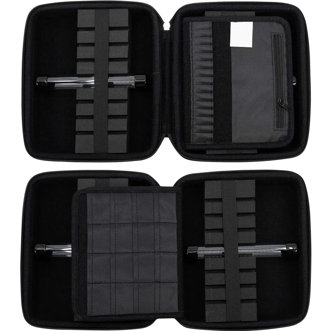 Goat XXL Dart Wallet — open case showing storage compartments