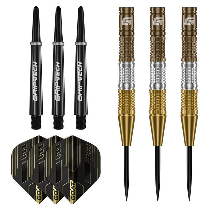 Goat Ceremony Steel Tip Darts 90% Tungsten — set contents and packaging