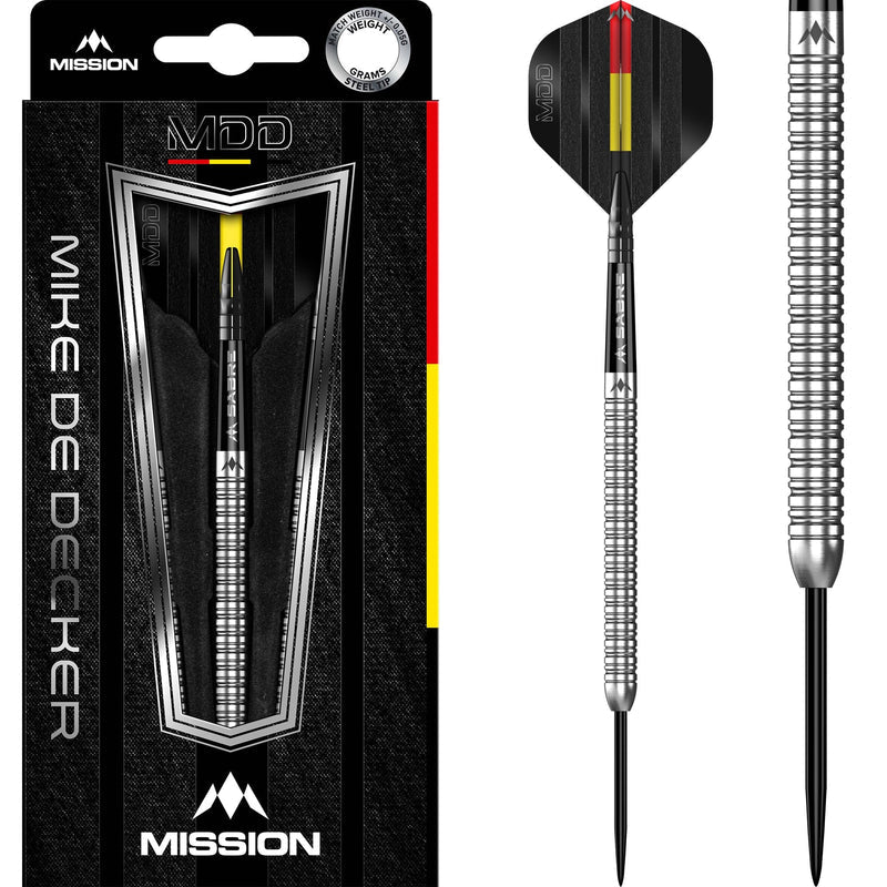 Mike De Decker Silver Steel Tip Darts - 95% Tungsten from On Point Darts