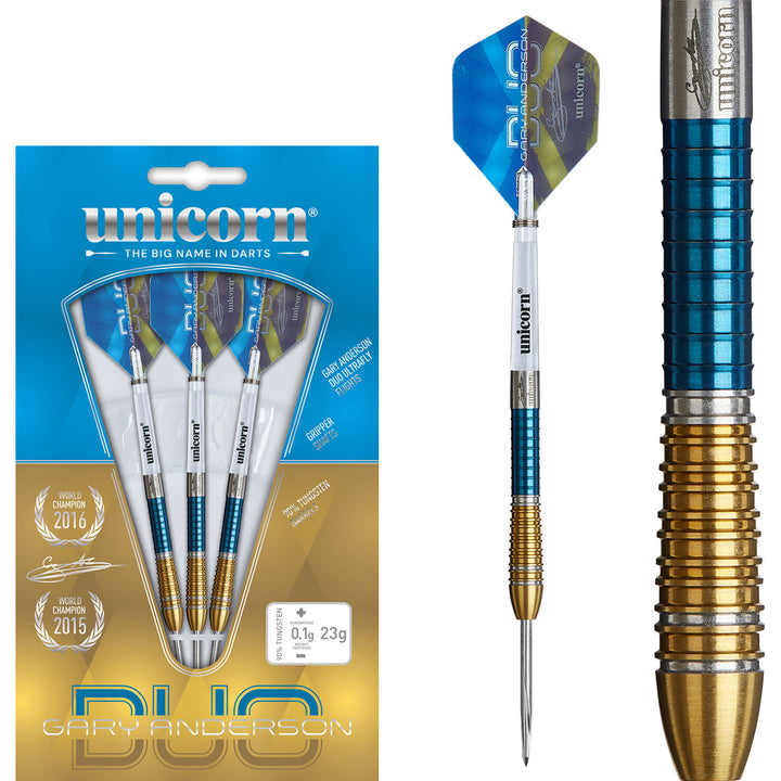 Gary Anderson Phase 6 Duo Steel Tip Darts - 90% Tungsten