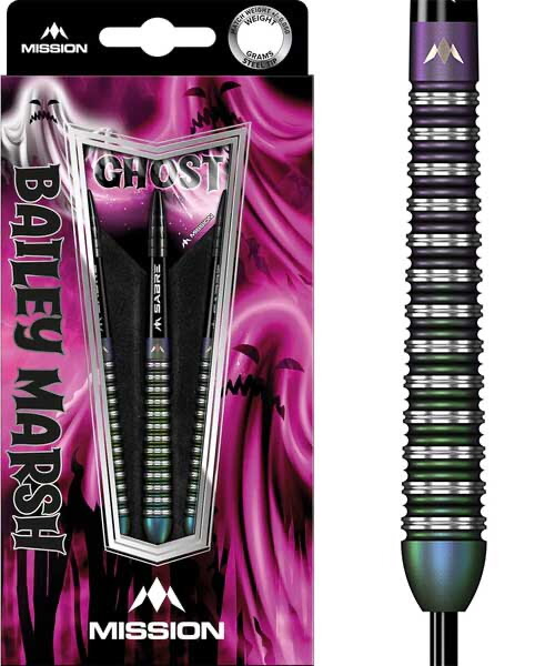 Mission - Bailey Marsh Ghost Steel Tip Darts - 90% Tungsten