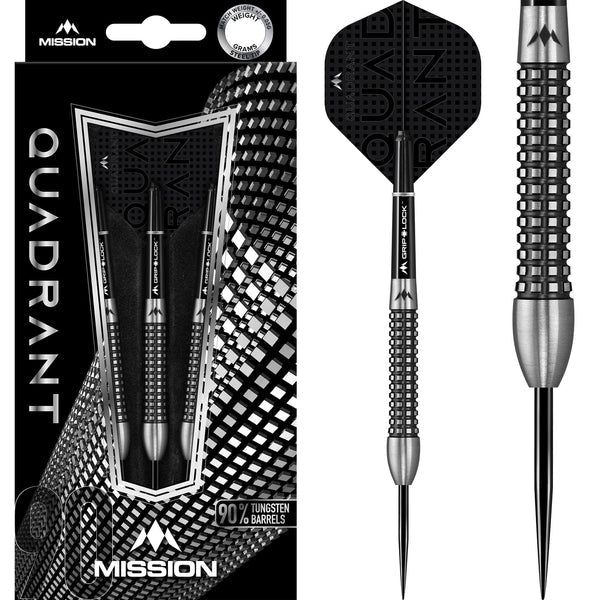 Mission - Quadrant Quad Grip M3 - 90% Tungsten Darts