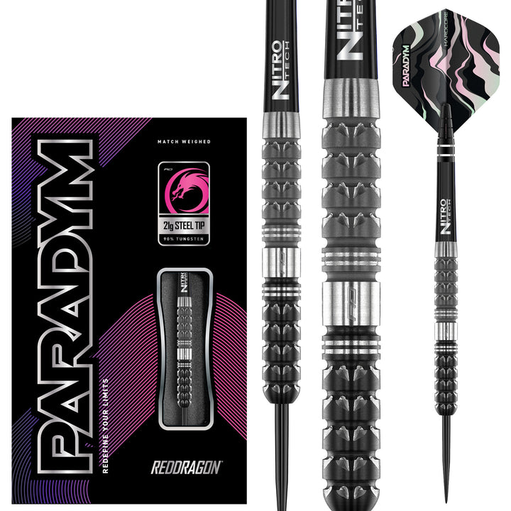 Paradym Tapered Steel Tip Darts - 90% Tungsten