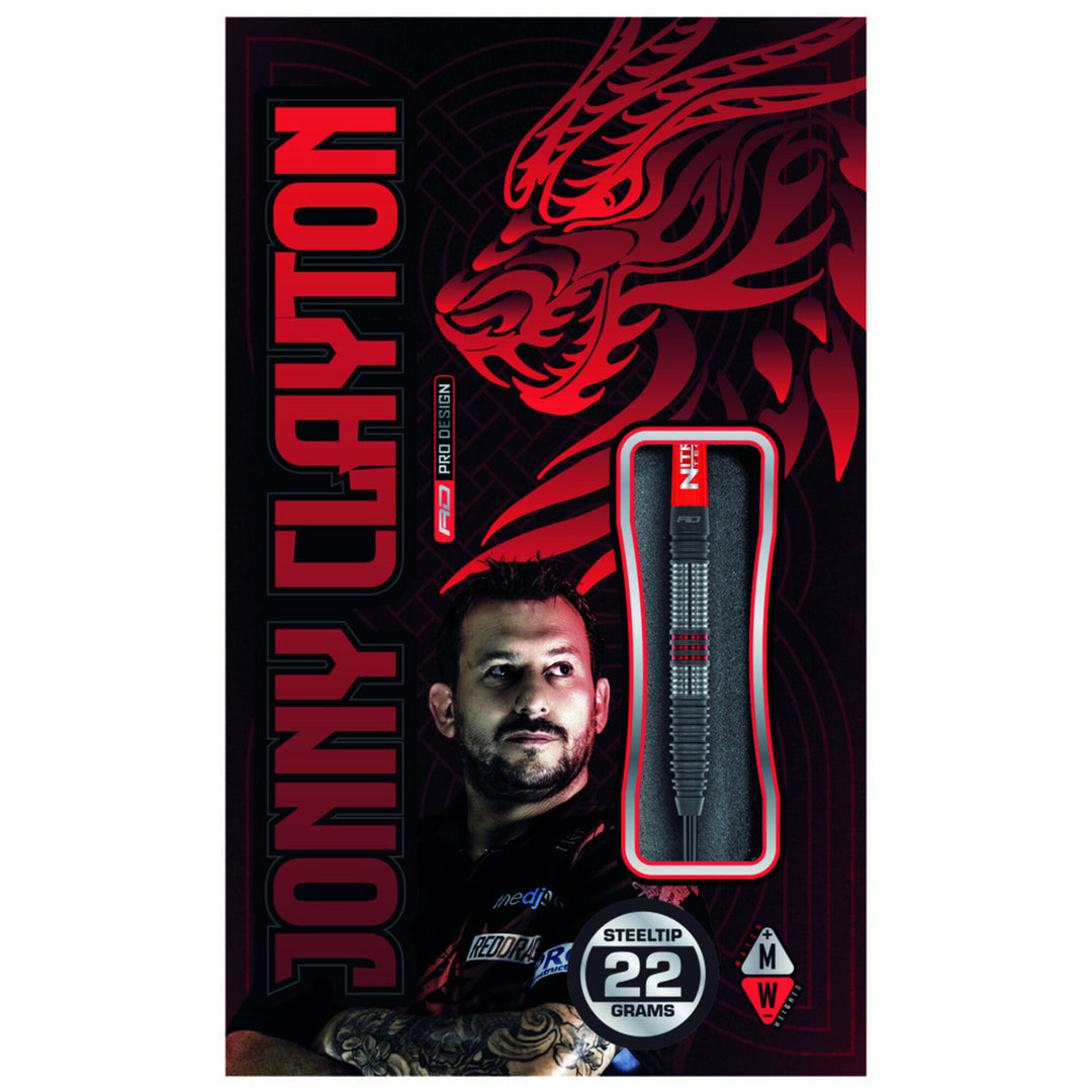 Jonny Clayton Hiraeth Steel Tip Darts - 90% Tungsten