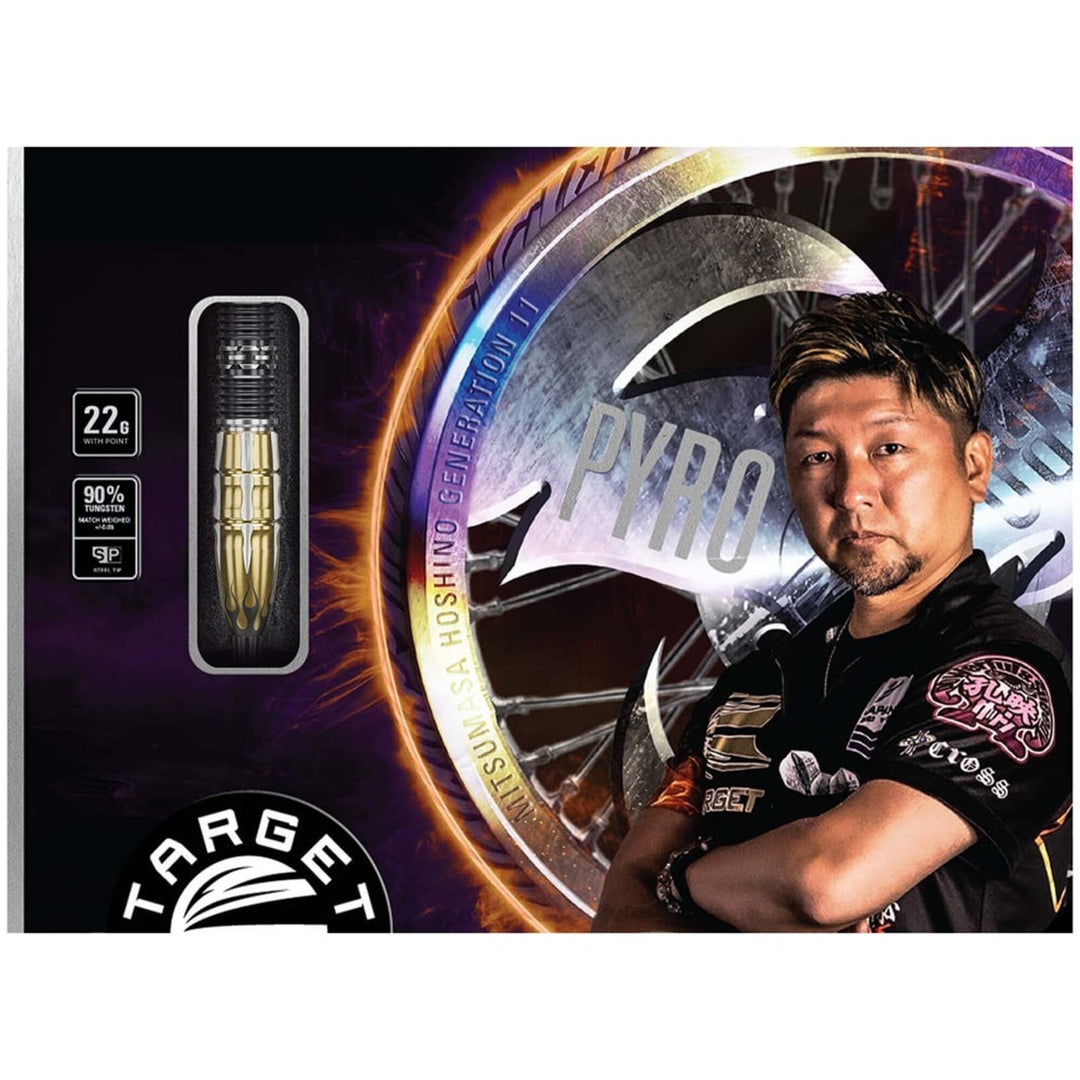 Pyro G11 Steel Tip Darts - 90% Tungsten