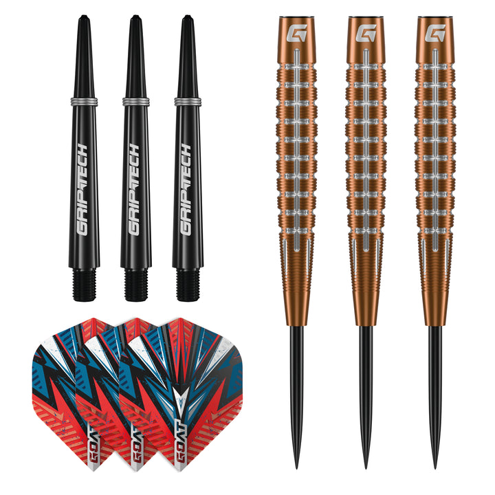 Quarterback v1 Steel Tip Darts - 95% Tungsten