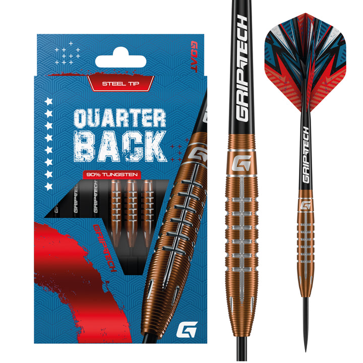 Quarterback v2 Steel Tip Darts - 95% Tungsten