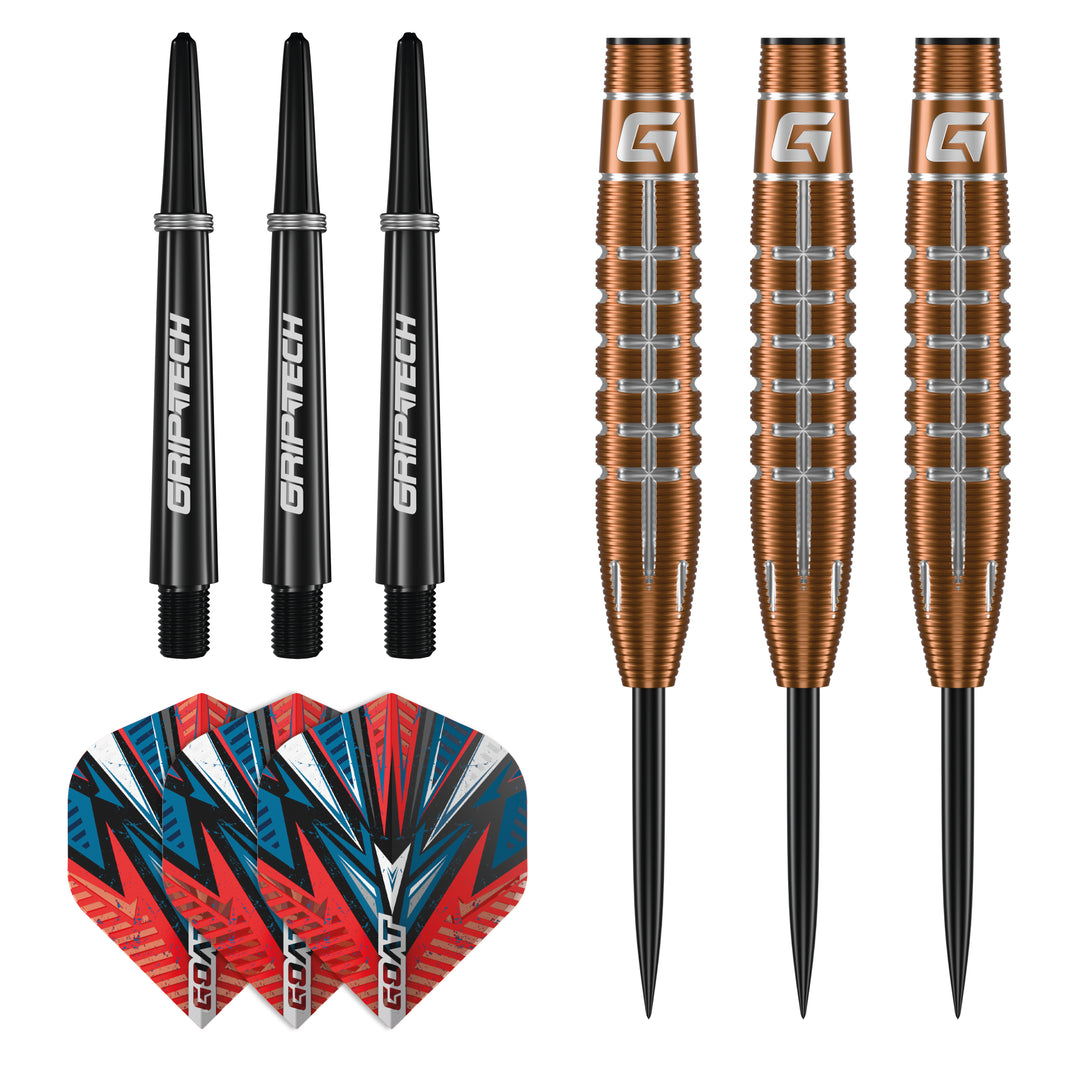 Quarterback v2 Steel Tip Darts - 95% Tungsten