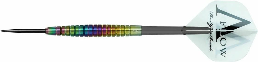 Dynasty Fallon Sherrock Rainbow Steel Tip Darts 95% — assembled dart