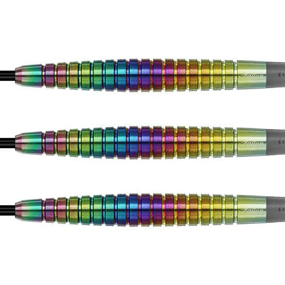 Dynasty - Fallon Sherrock Rainbow Steel Tip Darts - 95% from On Point Darts