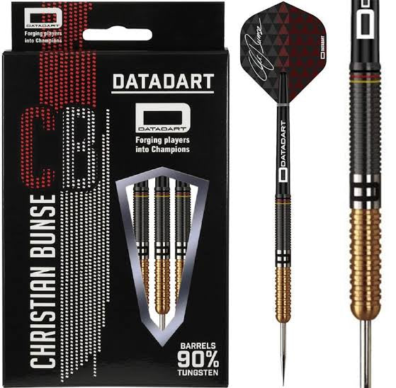 Datadart -  Christian Bunse Steel Tip Darts - 90% Tungsten
