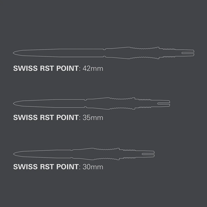 Swiss Storm RST Steel Tip Points