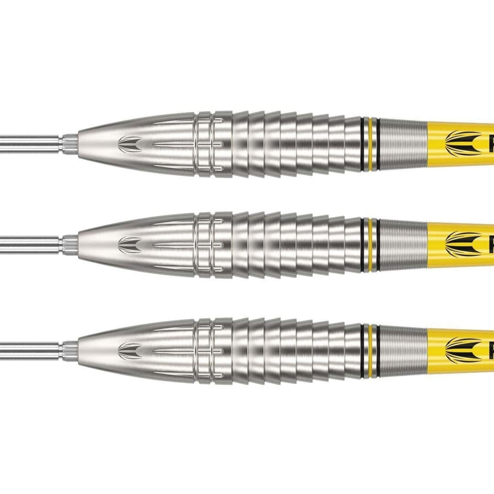Target Scott Williams G1 Steel Tip Darts 90% Tungsten — three dart barrels
