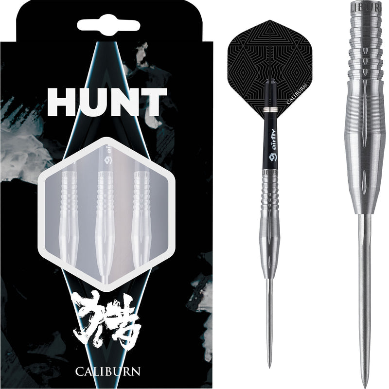 Caliburn Hunt H4 Steel Tip Darts - 90% Tungsten 20g