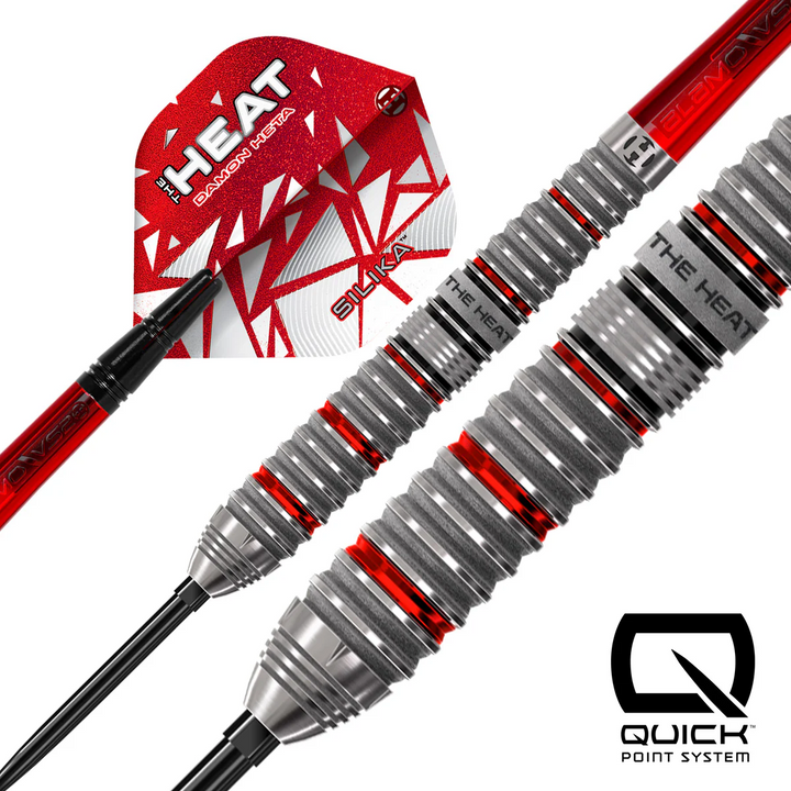 Damon Heta V4 QP Steel Tip Darts - 90% Tungsten