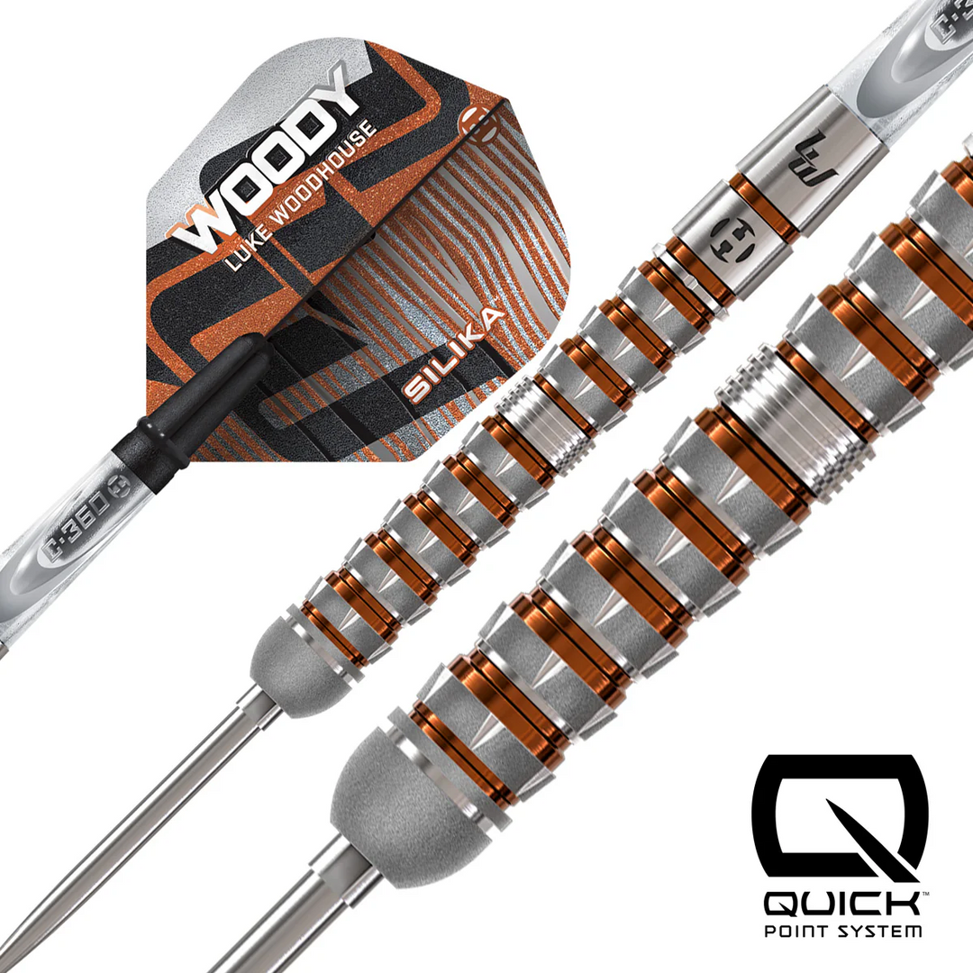 Luke Woodhouse S3 QP Steel Tip Darts - 90% Tungsten