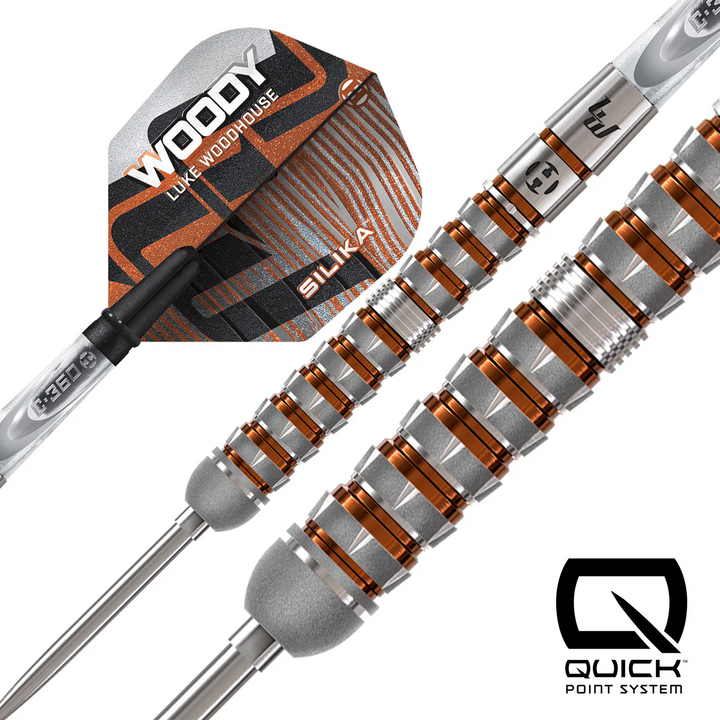 Luke Woodhouse S3 QP Steel Tip Darts - 90% Tungsten