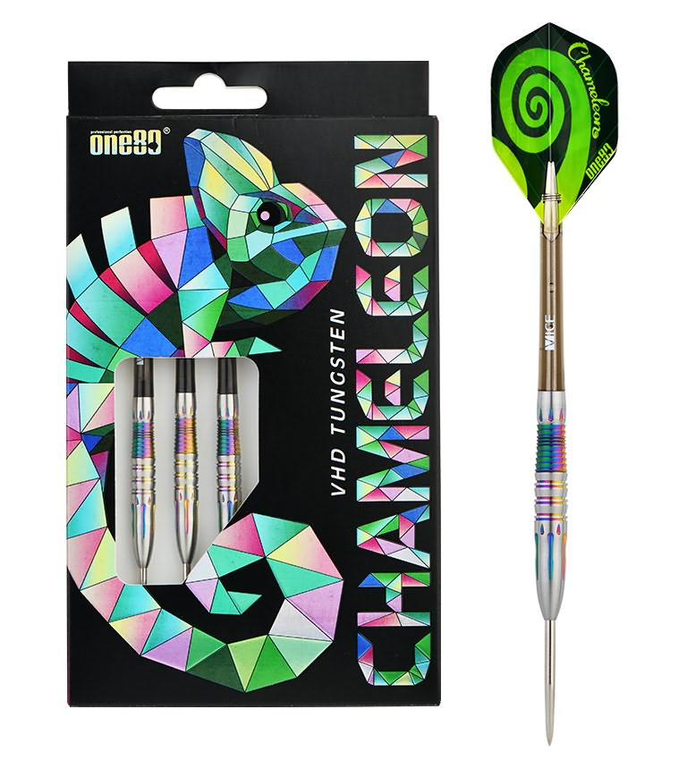 One80 - Chameleon Furcifer Steel Tip Darts - 90% Tungsten