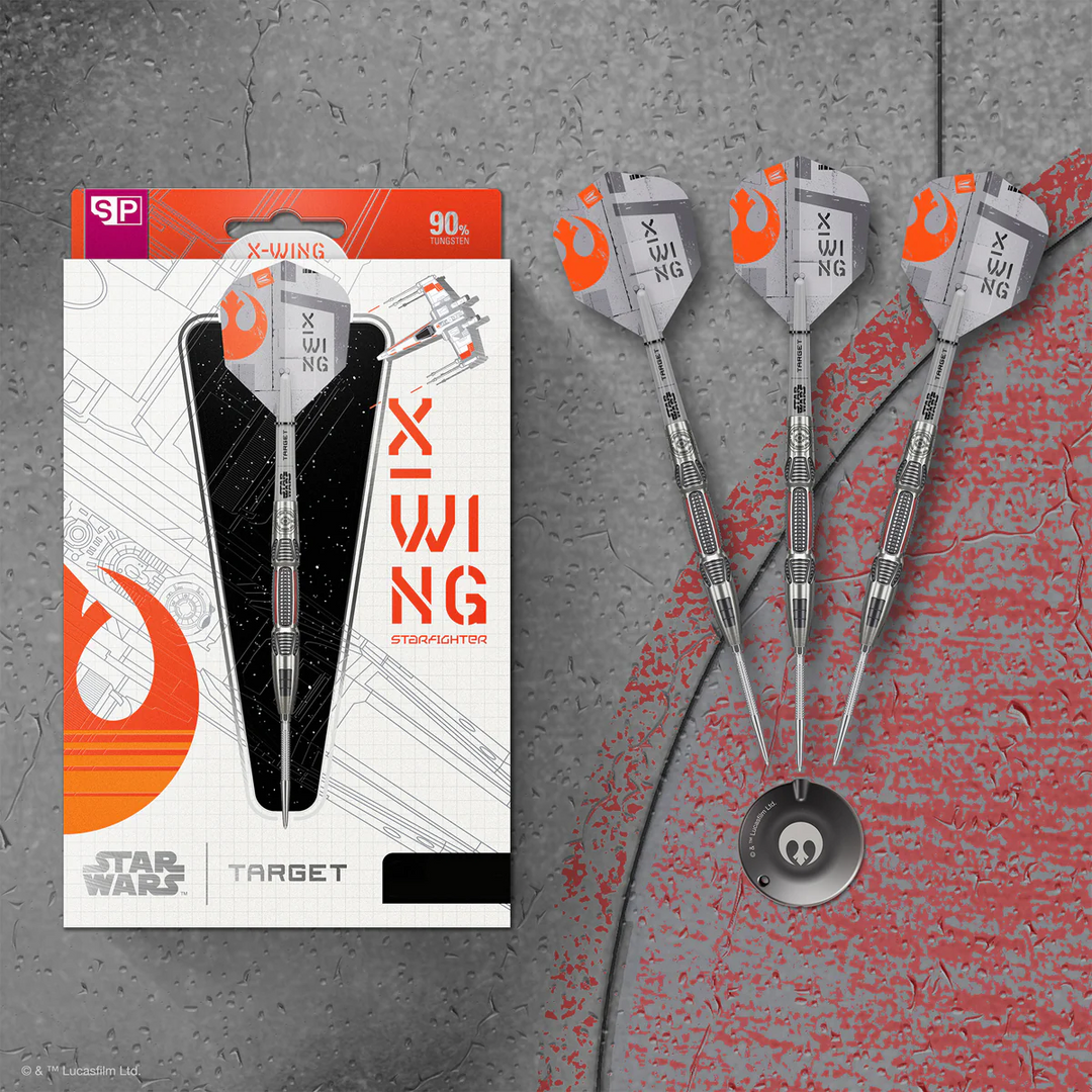 STAR WARS™ X-Wing Steel Tip Darts - 90% Tungsten