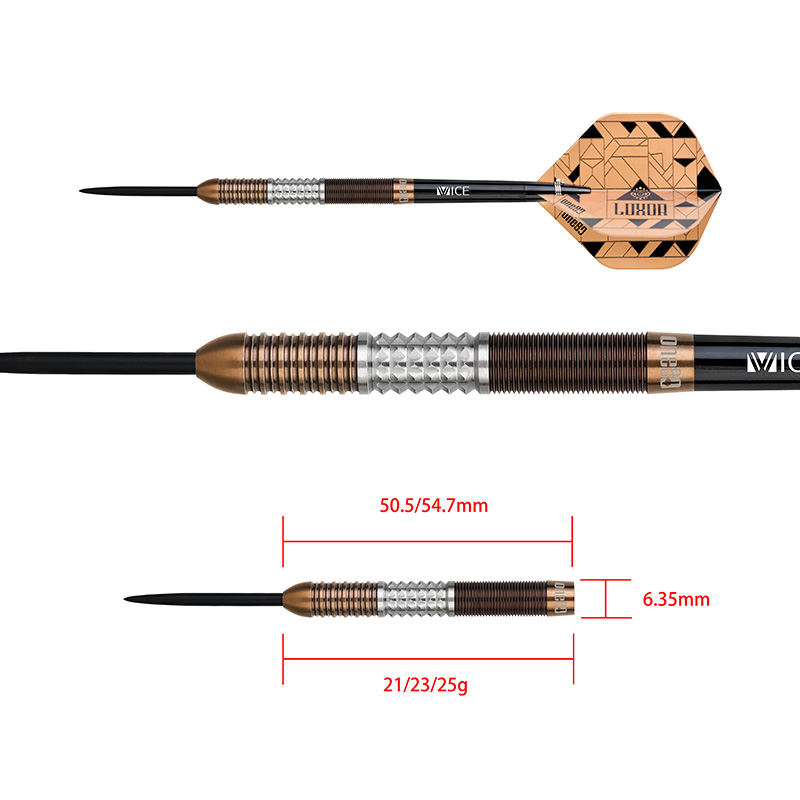 One80 - Luxor Alpha Steel Tip Darts - 90% Tungsten