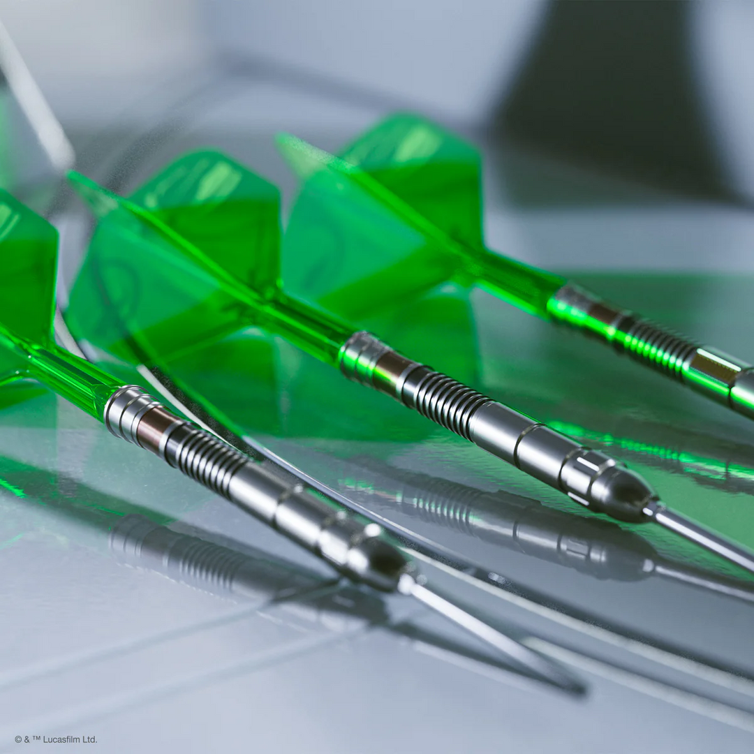 STAR WARS™ Luke Skywalker “Jedi Knight” 1st Edition Steel Tip Darts - 95% Tungsten