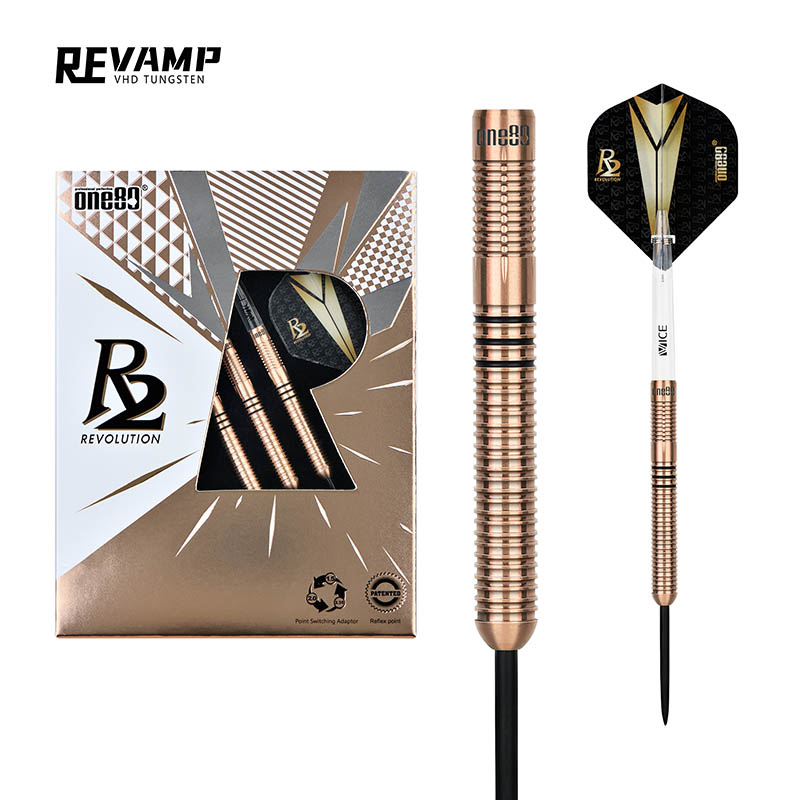 R2 Revamp Steel Tip Darts - 90% Tungsten