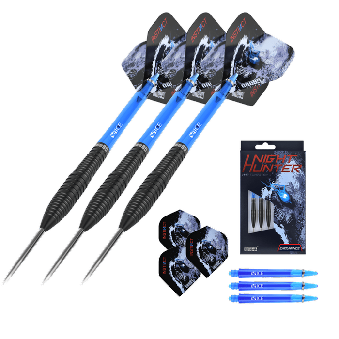 Night Hunter Endurance Steel Tip Darts - 90% Tungsten