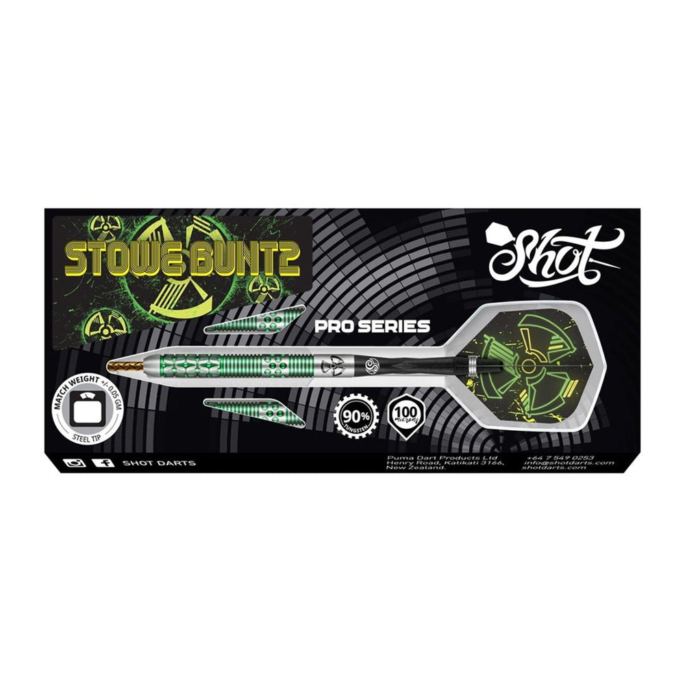 Stowe Buntz 2.0 Steel Tip Darts - 90% Tungsten from On Point Darts