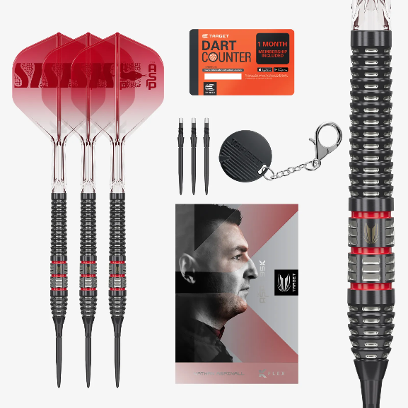 Nathan Aspinall 95k Steel Tip Darts - 95% Tungsten