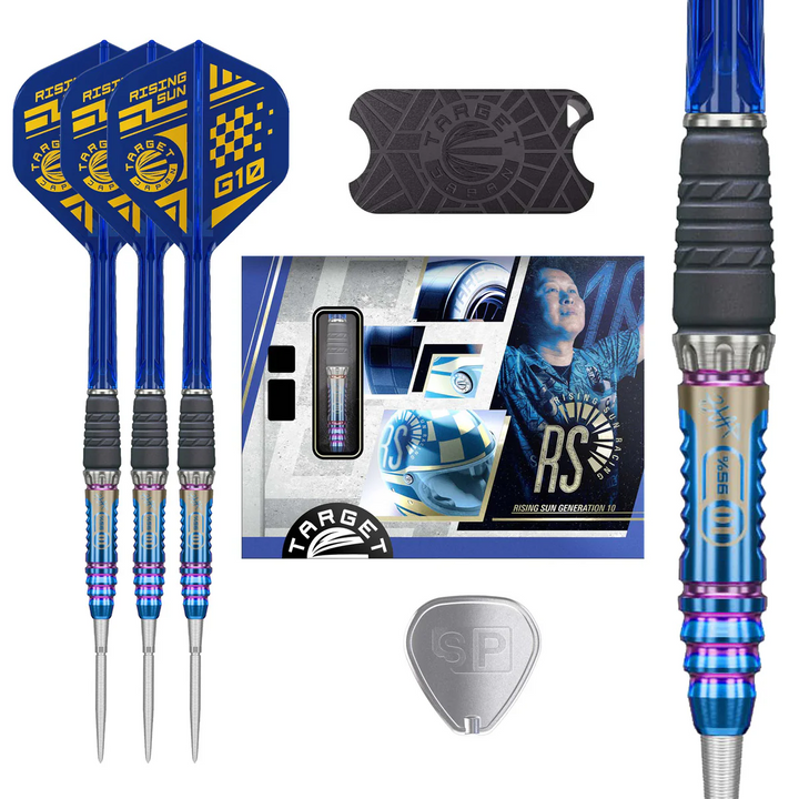 Haruki Muramatsu G10 Rising Sun Steel Tip Darts - 95% Tungsten