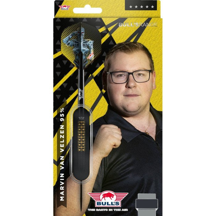 Bulls Marvin Van Velzen Steel Tip Darts - 95% Tungsten alternate product view