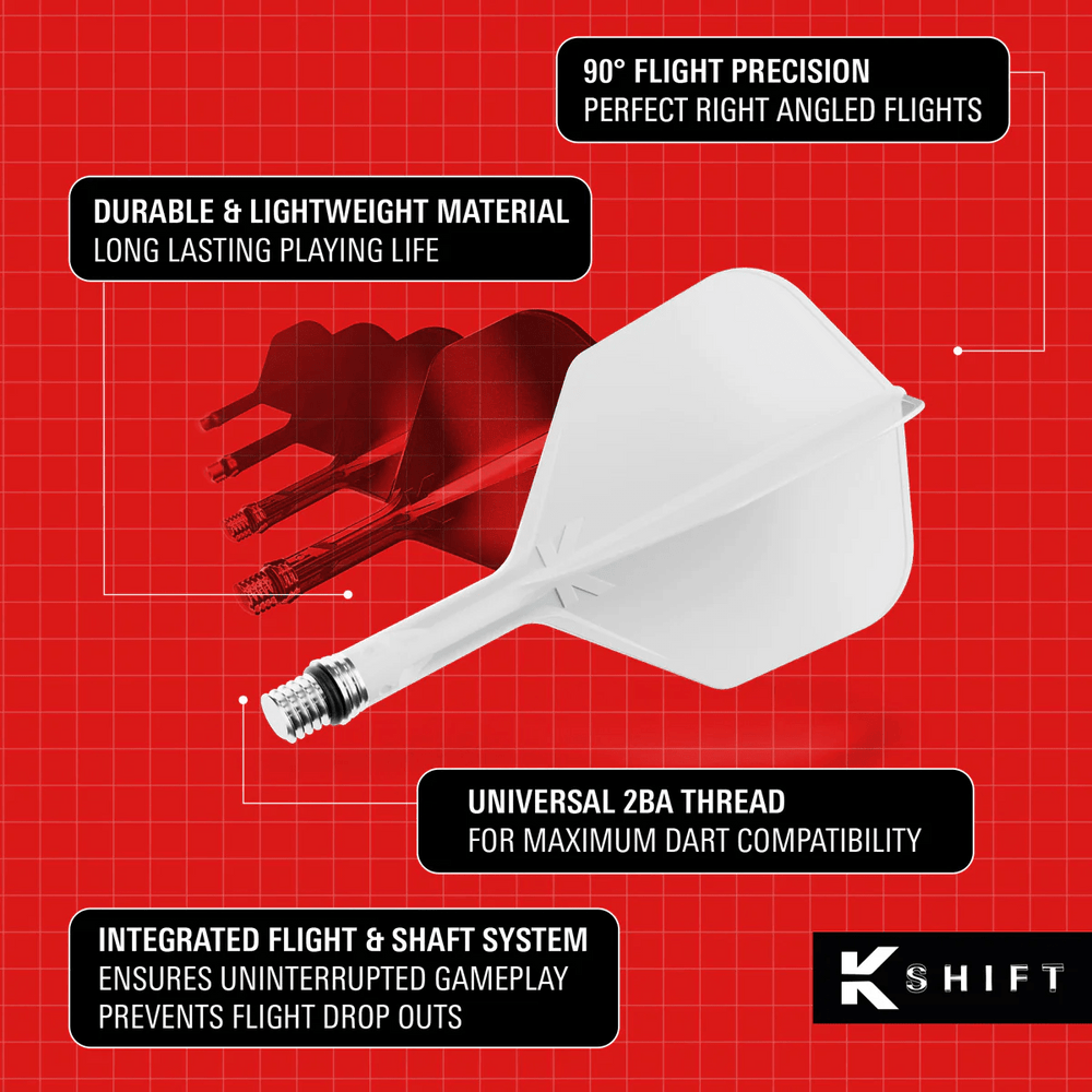 Target K-Shift No.6 Integrated Flights & Shafts dart flights alternate product view
